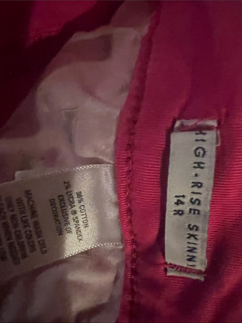 crown & ivy Hot Pink Ankle Jeans - Picture 3 of 3